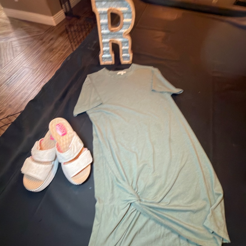 Z Supply Olive T-Shirt Dress